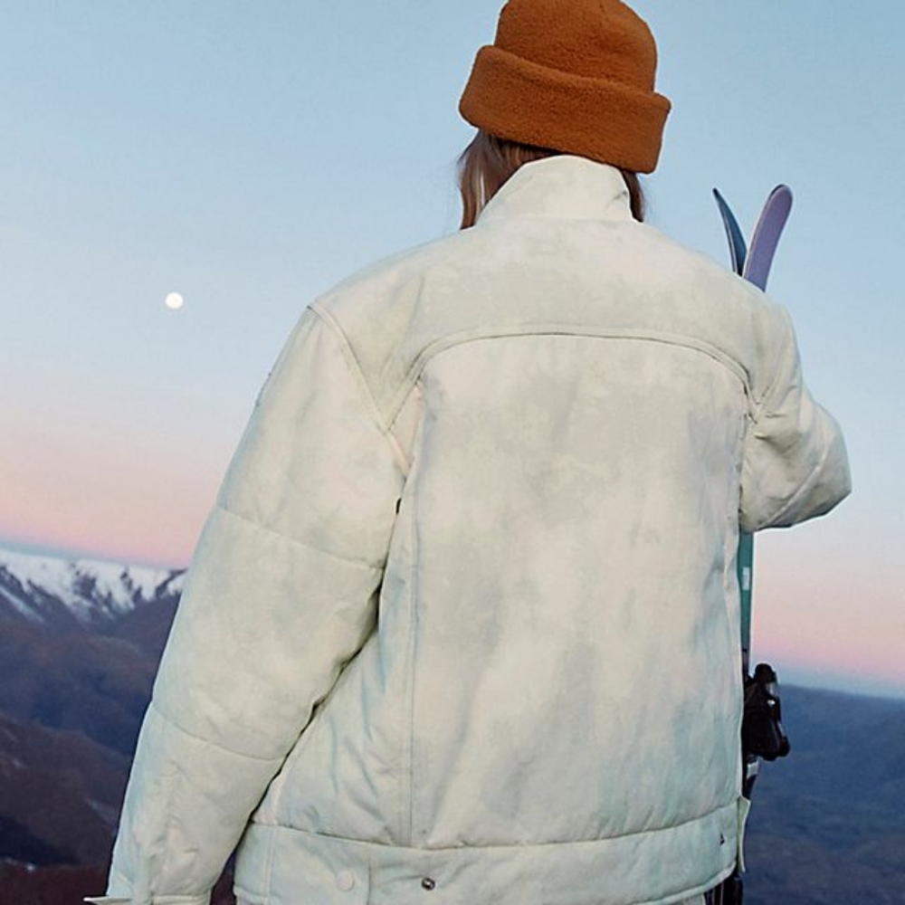Free People Mountain Mist Sage Combo Bunny Slope Ski Jacket and Pants Size M NWT - Picture 6 of 9